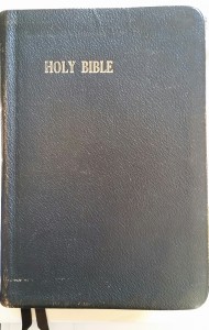 Moser's "main Bible." American Standard Version purchased in 1941.